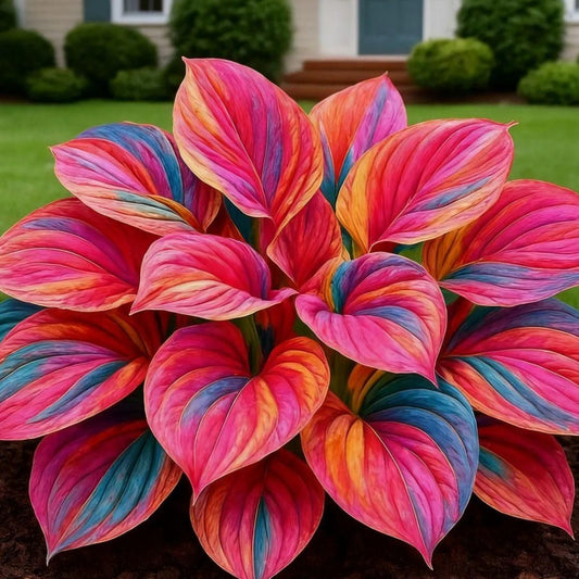 Rare Multicolor Hosta Seeds + Free Plant Growth Boost Supplement
