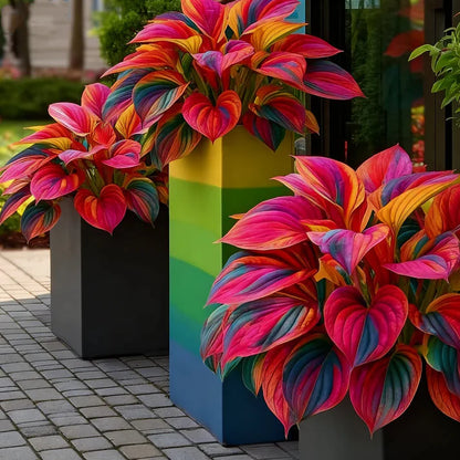 Rare Multicolor Hosta Seeds + Free Plant Growth Boost Supplement